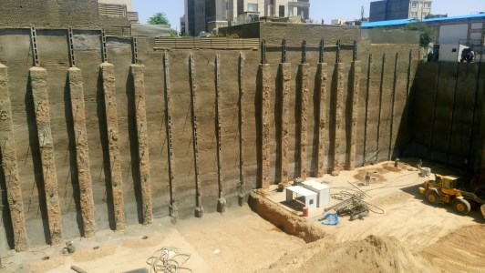 طراحی و اجرای سازه نگهبان گود